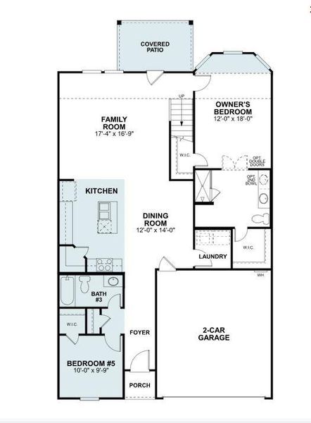 2D floor plan layout of this home in Marble Creek Crossing, Austin, TX (Image 2). 2D floor plan layout of this home in Marble Creek Crossing, Austin, TX (Image 2).