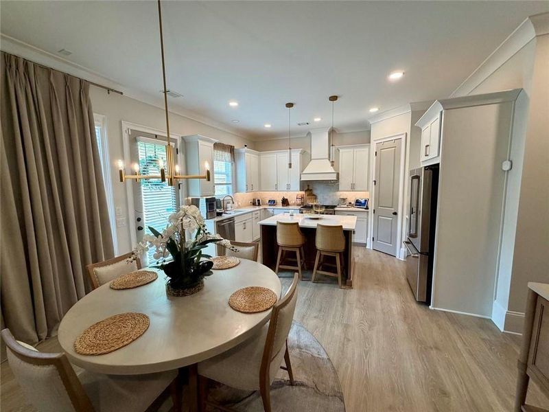 Furnished interior view inside a new home in , Marietta (Image 16).