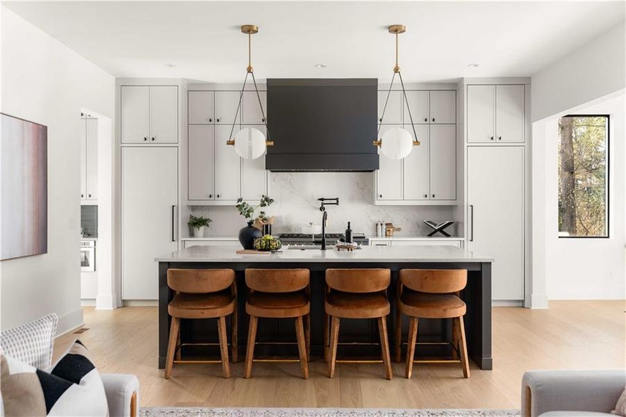 Furnished interior view inside a new home in , Atlanta (Image 54).