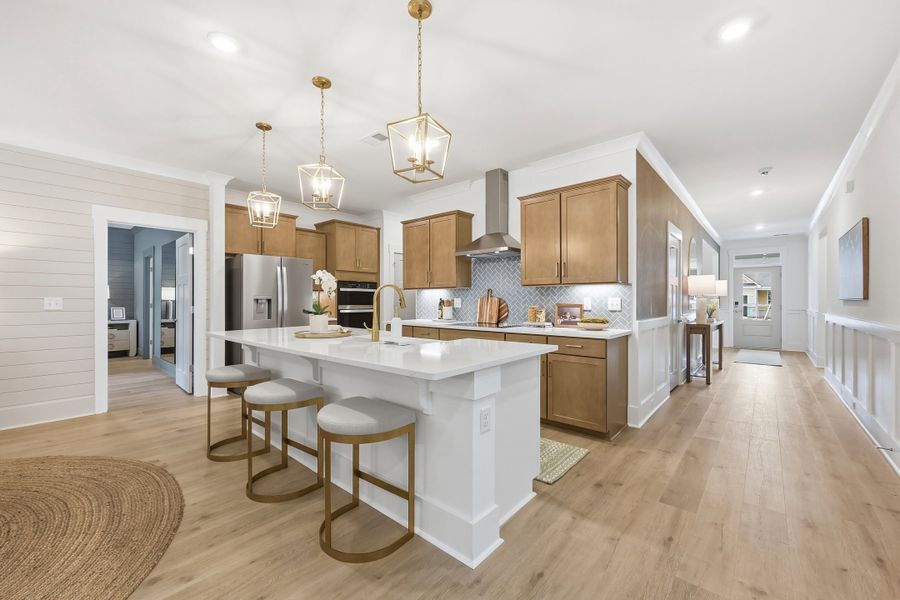 Representative furnished interior of a home built from the Carolyn II by Great Southern Homes in Edgefield, Loris (Image 40).