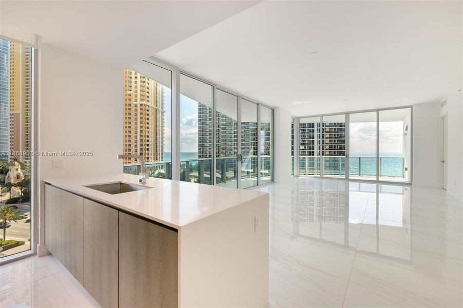 Furnished interior view inside a new home in , Sunny Isles Beach (Image 10).
