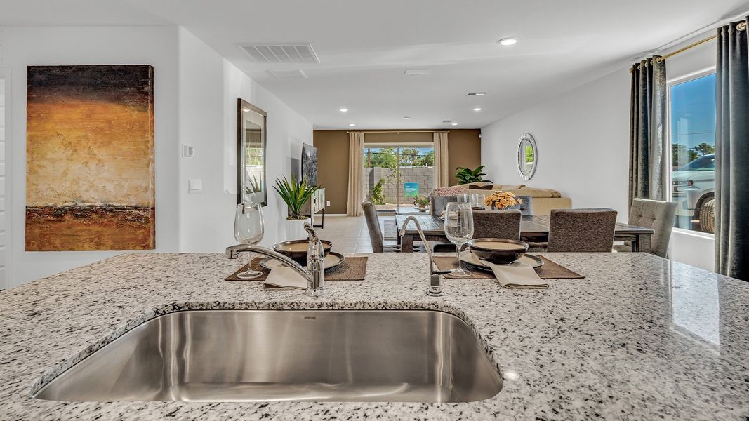 Furnished interior view inside a new home in Senita Crossing, Tucson (Image 14).