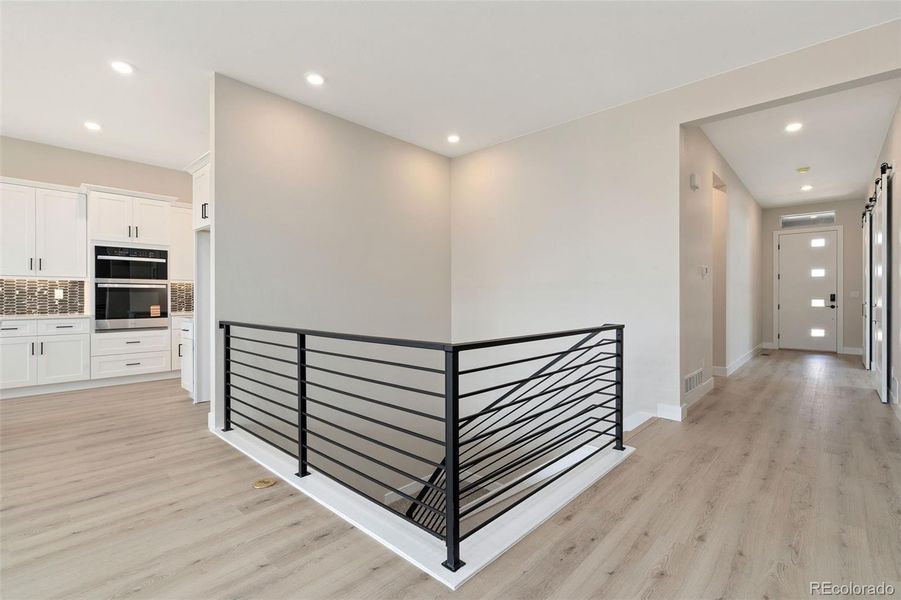 Furnished interior view inside a new home in Kitchel Lake at Serratoga Falls, Timnath (Image 5).