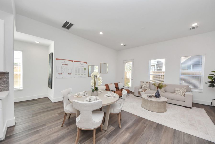 Furnished interior view inside a new home in Carver Landing, Houston (Image 11).