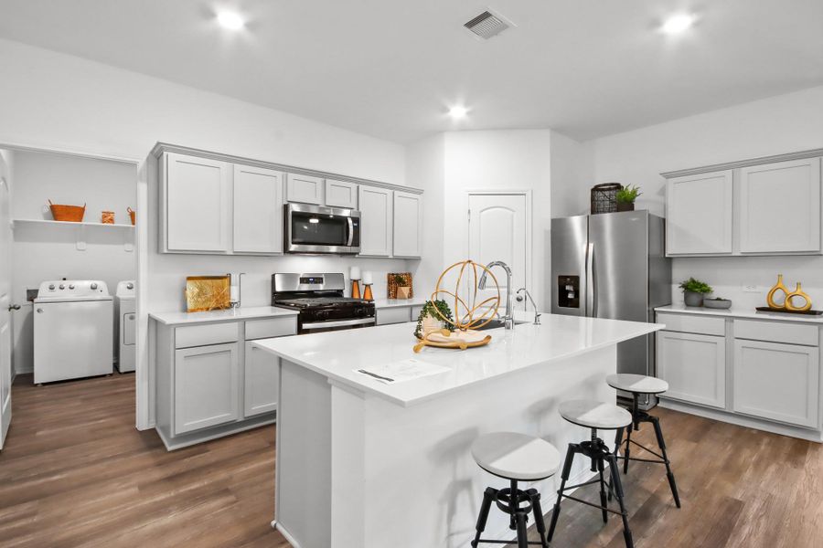 Furnished interior view inside a new home in The Canopies, Splendora (Image 11). Furnished interior view inside a new home in The Canopies, Splendora (Image 11).