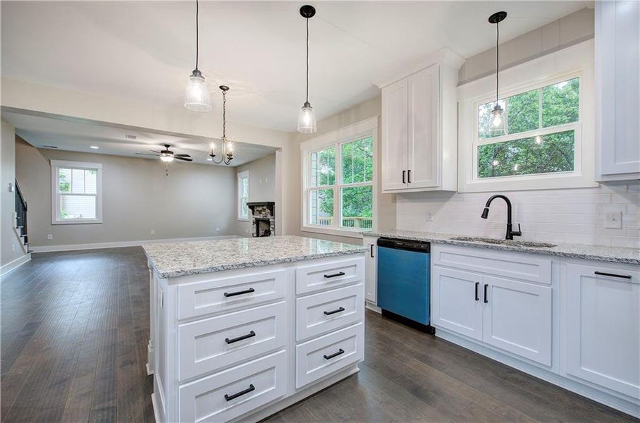 Furnished interior view inside a new home in , Adairsville (Image 3).