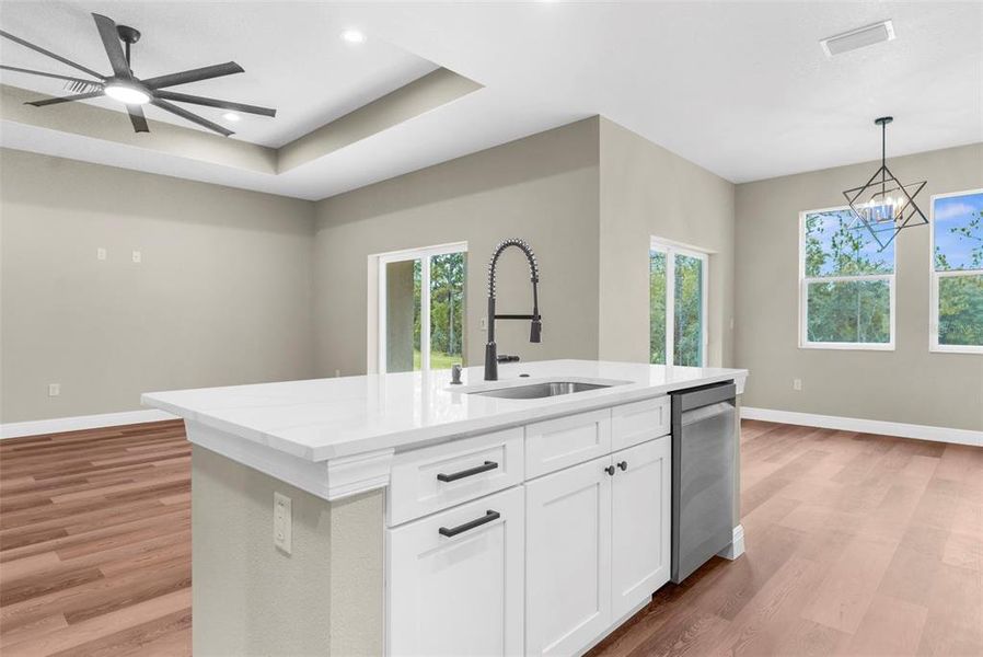 Furnished interior view inside a new home in , Weeki Wachee (Image 7).