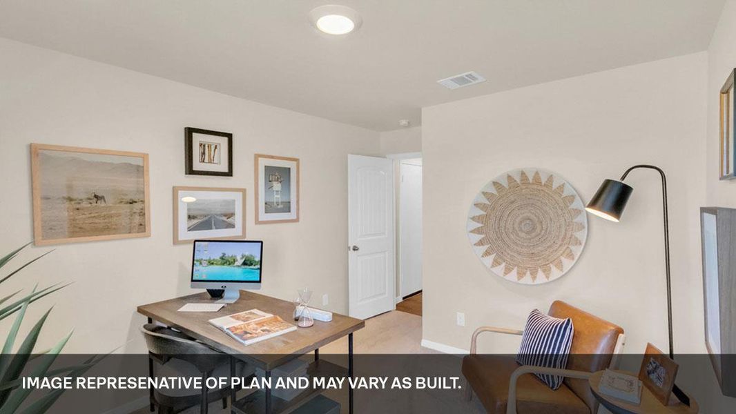 Furnished interior view inside a new home in Southgrove, Kyle (Image 12).