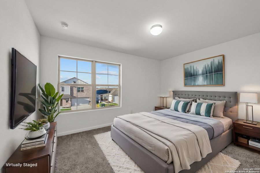 Furnished interior view inside a new home in Paloma Park, Converse (Image 6).