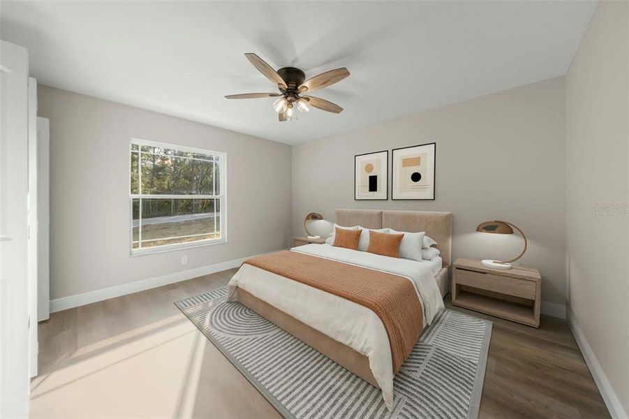 Furnished interior view inside a new home in , Williston (Image 10).