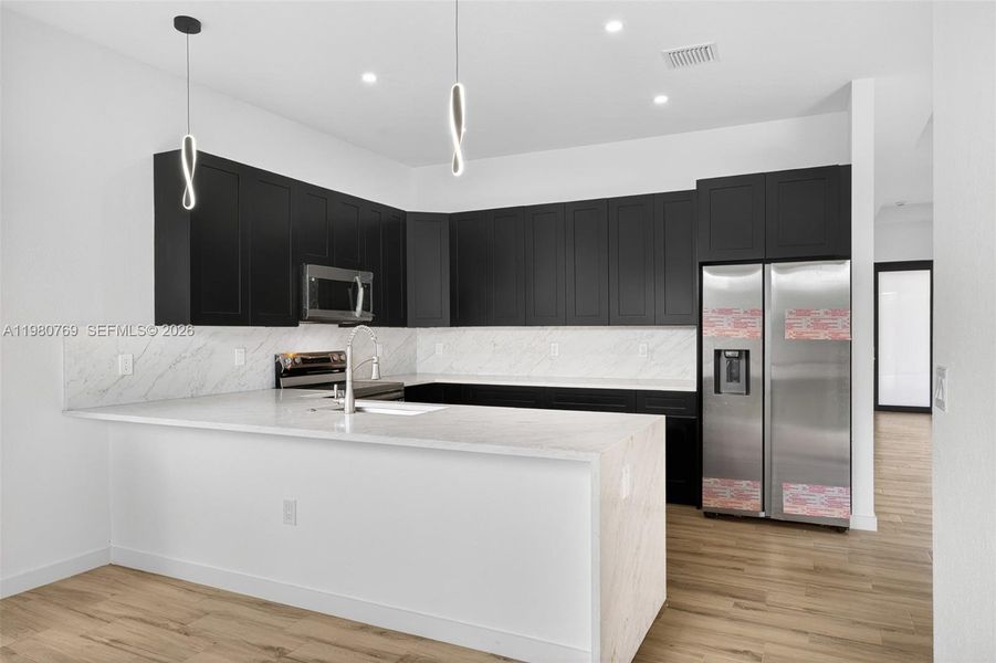 Furnished interior view inside a new home in , Fort Lauderdale (Image 5).