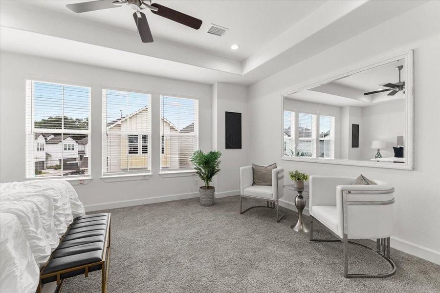 Furnished interior view inside a new home in , Houston (Image 9).