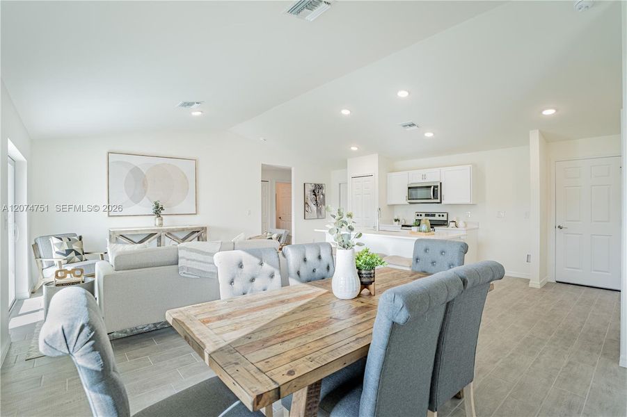 Furnished interior view inside a new home in , Cape Coral (Image 7).