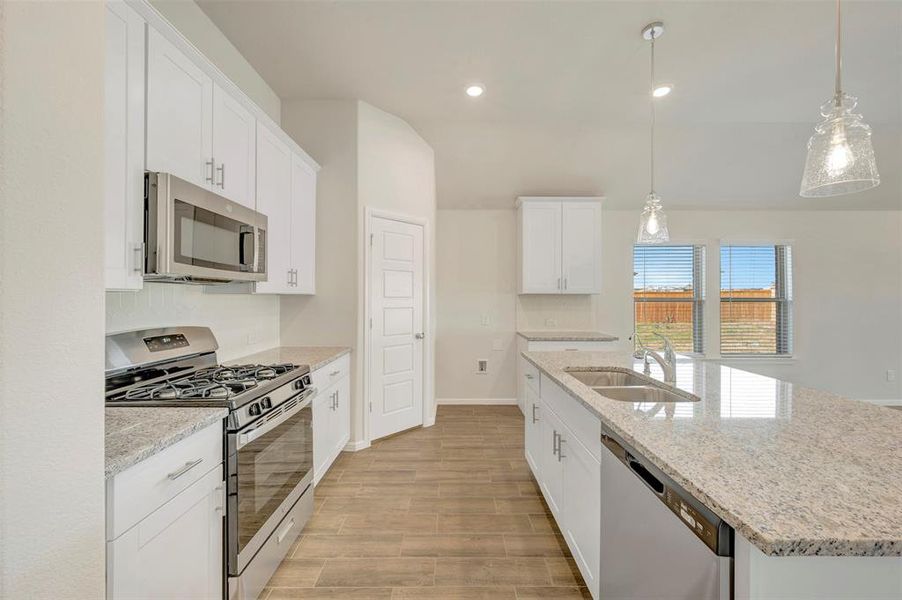 Furnished interior view inside a new home in The Preserve, Justin (Image 15).
