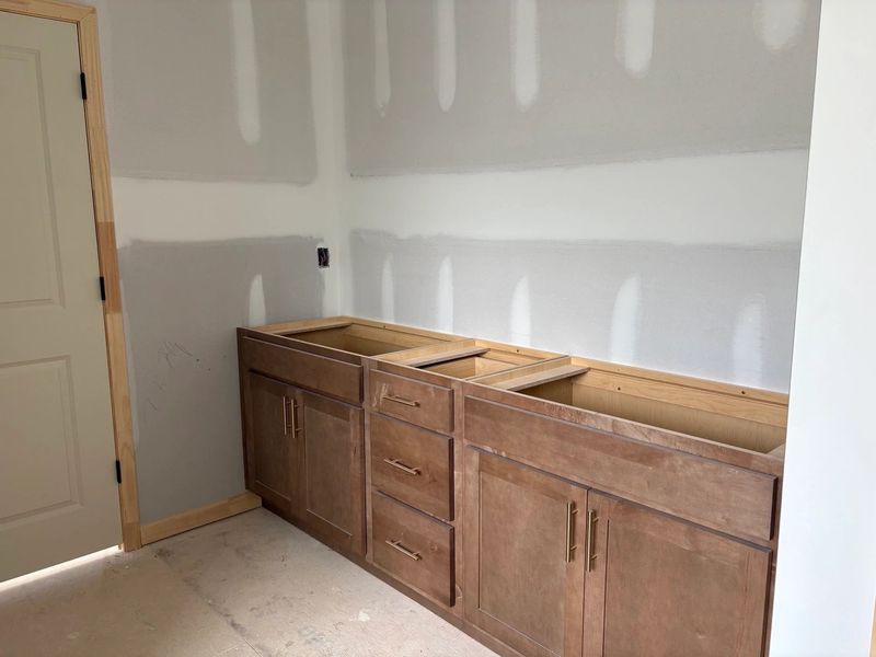 In-progress construction of a new home in Crescent Mills, Wilson's Mills, NC (Image 22).