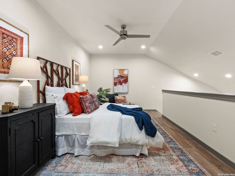Furnished interior view inside a new home in , New Braunfels (Image 21).