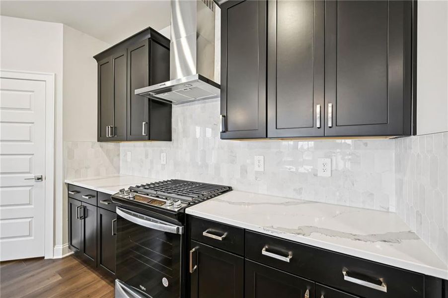 Close-up of interior finishes inside a home in Hemingway - Cottage Series, Cumming (Image 14).