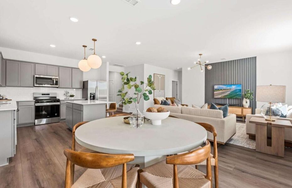Furnished interior view inside a new home in Bradford Pointe, Summerville (Image 9).