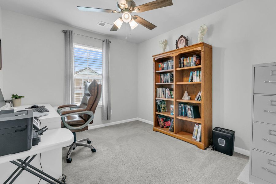 Furnished interior view inside a new home in Sweetgrass at Summers Corner, Summerville (Image 5).