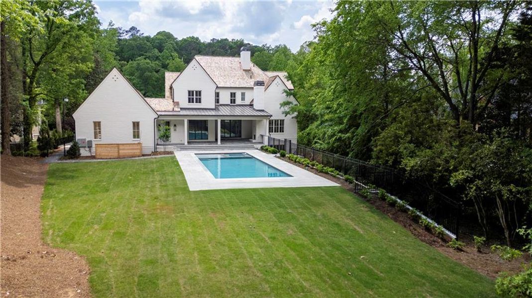 Front exterior of a new home in , Atlanta, GA, highlighting curb appeal (Image 22).