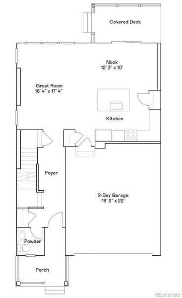 2D floor plan layout of this home in , Thornton, CO (Image 2).
