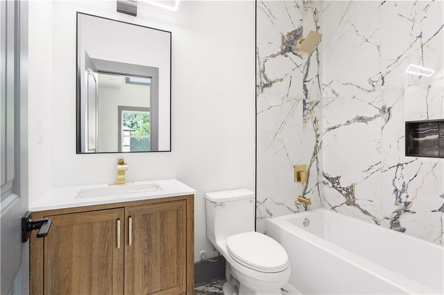 Furnished interior view inside a new home in , Decatur (Image 5).