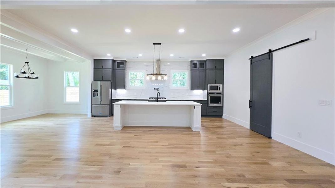 Furnished interior view inside a new home in , Atlanta (Image 7). Furnished interior view inside a new home in , Atlanta (Image 7).