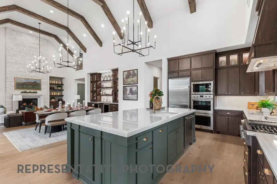 Furnished interior view inside a new home in Parten: 75ft. lots, Austin (Image 10).