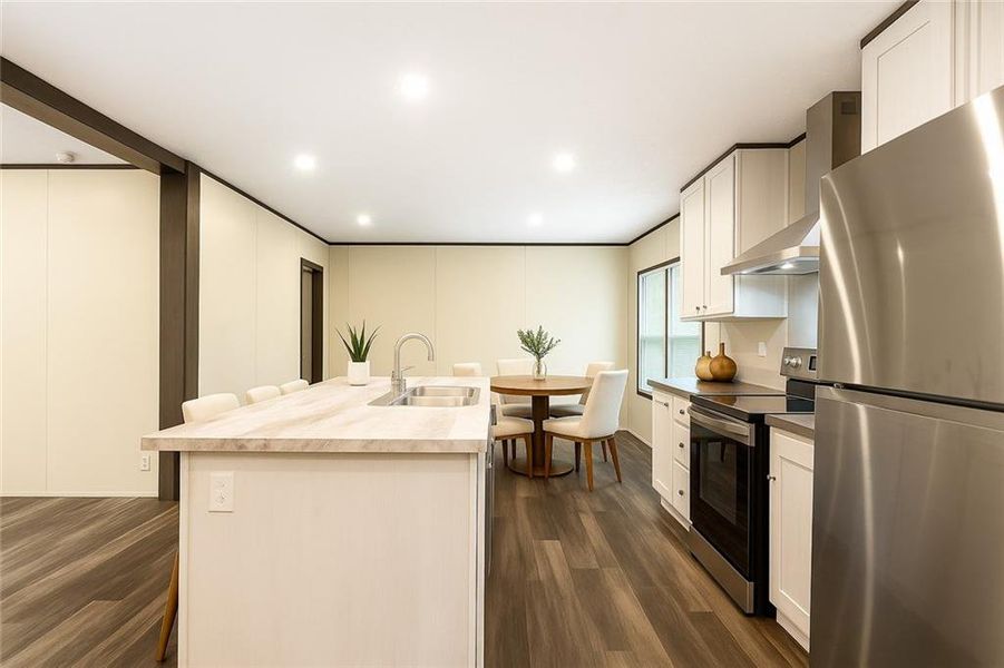 Furnished interior view inside a new home in , Ellijay (Image 13).