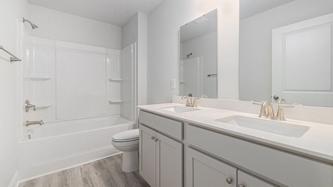 Furnished interior view inside a new home in Chapman Village, Conway (Image 10).