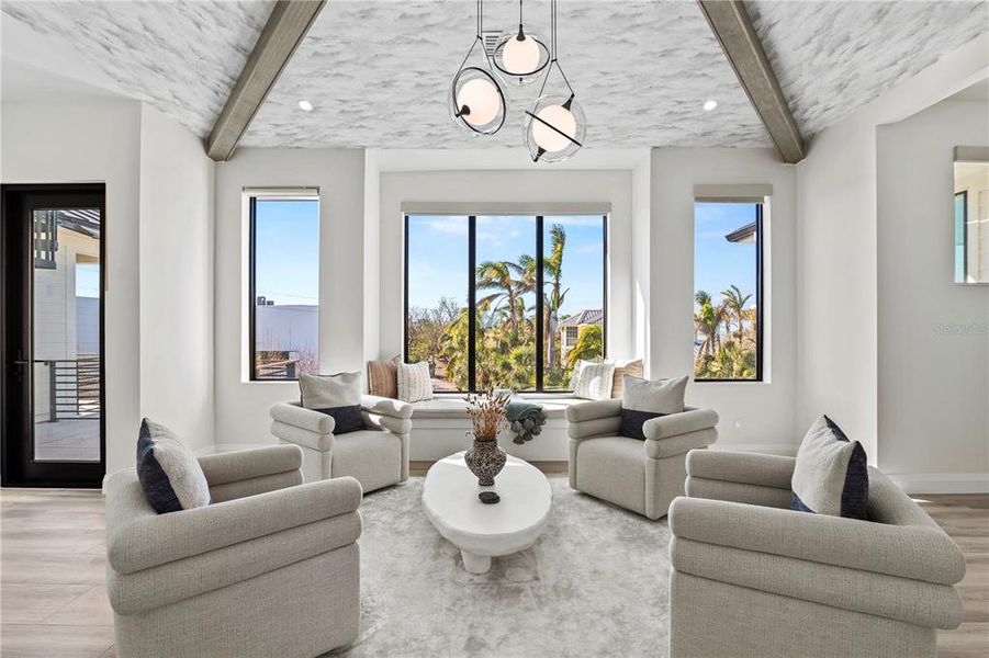 Furnished interior view inside a new home in , Sarasota (Image 16).