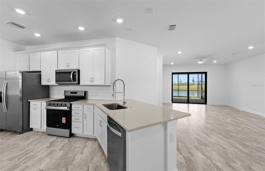 Furnished interior view inside a new home in Del Webb Catalina, Lakewood Ranch (Image 9).