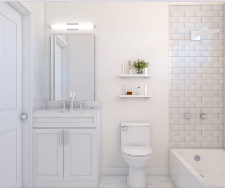 Furnished interior view inside a new home in , North Port (Image 11).