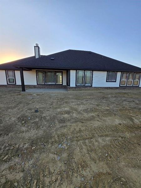 Exterior details and patio area of a home in Hillview Addition, Decatur (Image 2).