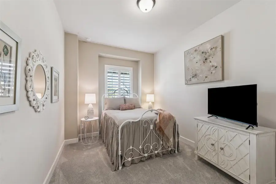 Furnished interior view inside a new home in Pine Trails, Tomball (Image 4). Furnished interior view inside a new home in Pine Trails, Tomball (Image 4).