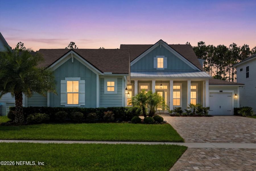 Front exterior of a new home in , Ponte Vedra, FL, highlighting curb appeal (Image 2). Front exterior of a new home in , Ponte Vedra, FL, highlighting curb appeal (Image 2).