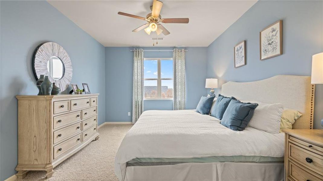 Furnished interior view inside a new home in Jackson Landing, Jefferson (Image 33).
