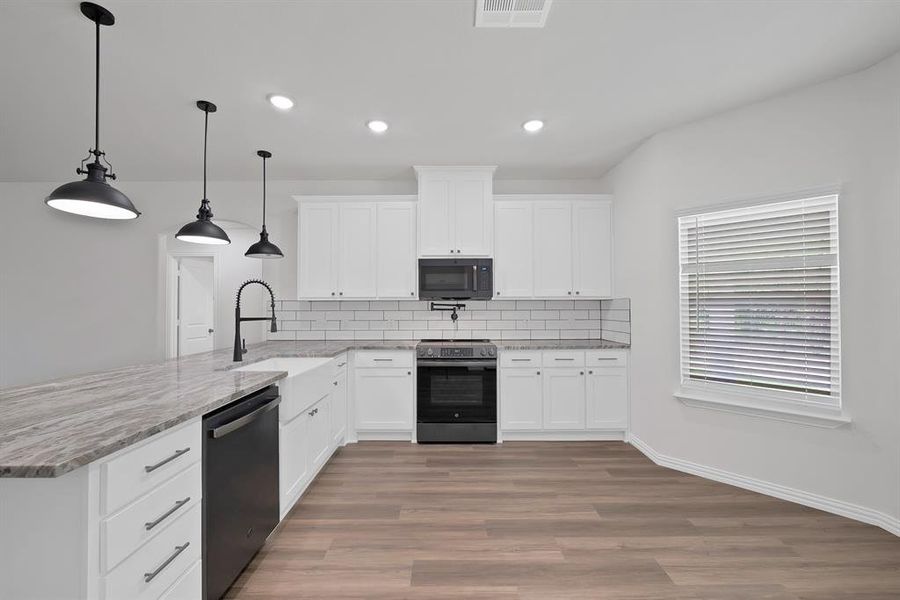 Furnished interior view inside a new home in , Poolville (Image 6).