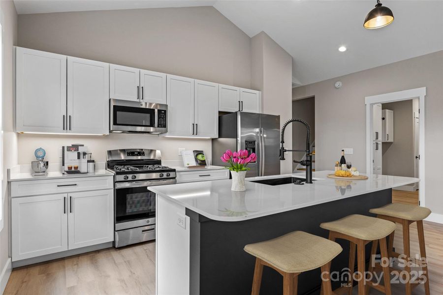 Furnished interior view inside a new home in , Asheville (Image 32).