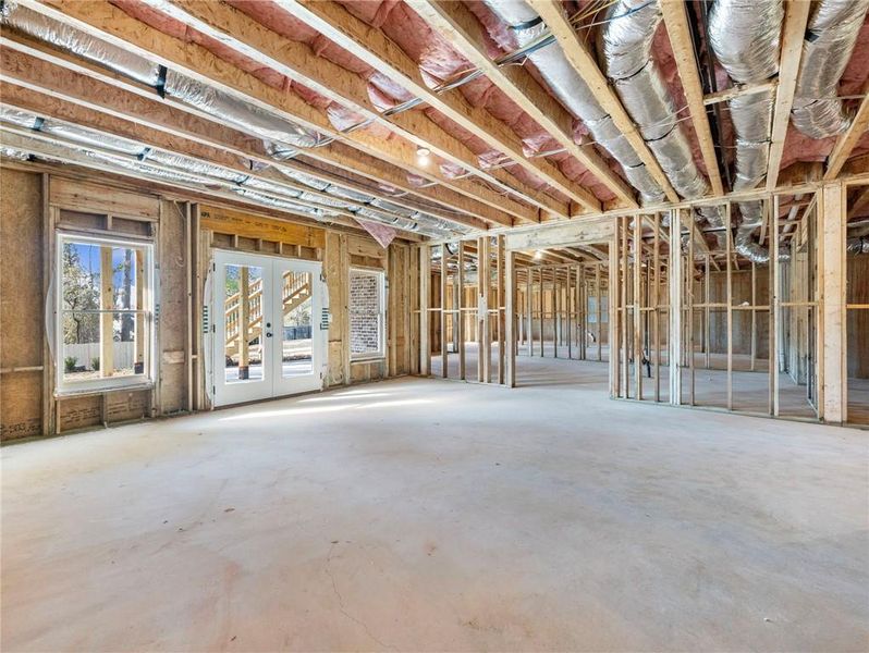 In-progress construction of a new home in , Buford, GA (Image 73).