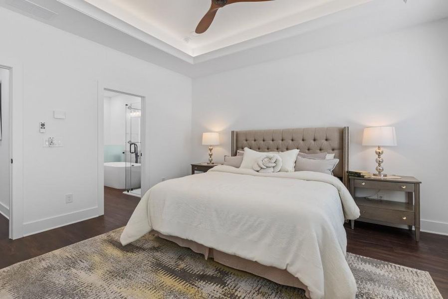 Furnished interior view inside a new home in , Stockbridge (Image 10).