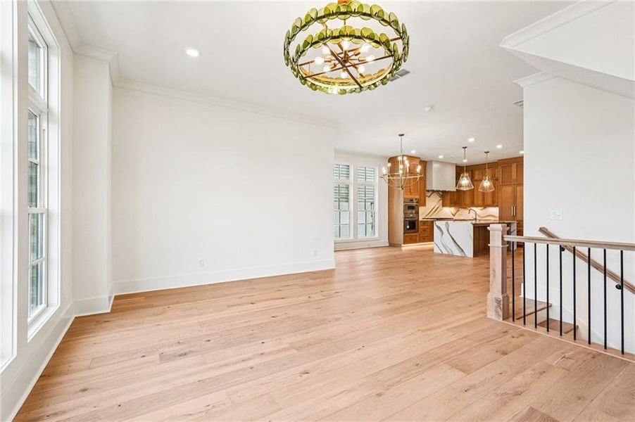 Spacious, unfurnished interior of a new home in Park Walke, Alpharetta (Image 28).