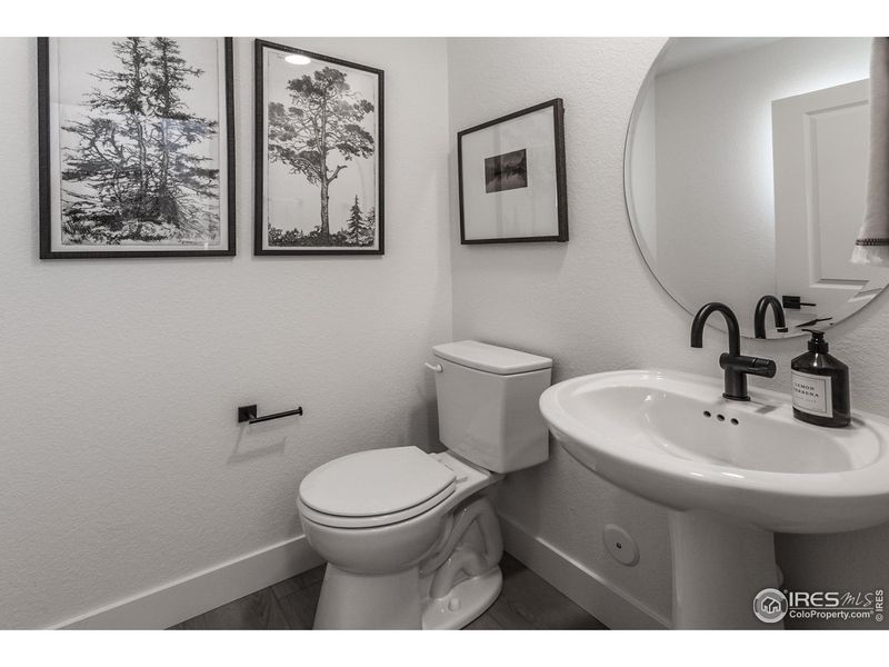 Furnished interior view inside a new home in Prairie Song Story Collection - Single Family Homes, Windsor (Image 9).