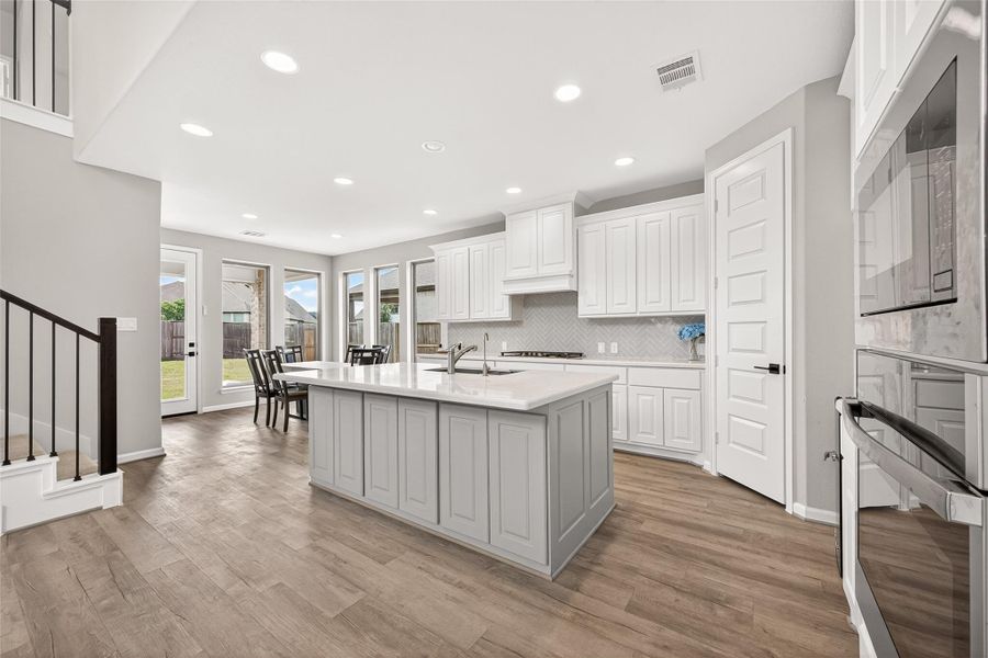 Furnished interior view inside a new home in Cane Island, Katy (Image 19).
