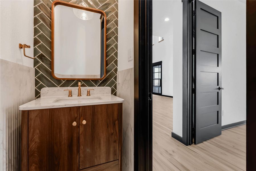 Furnished interior view inside a new home in , Willis (Image 29).