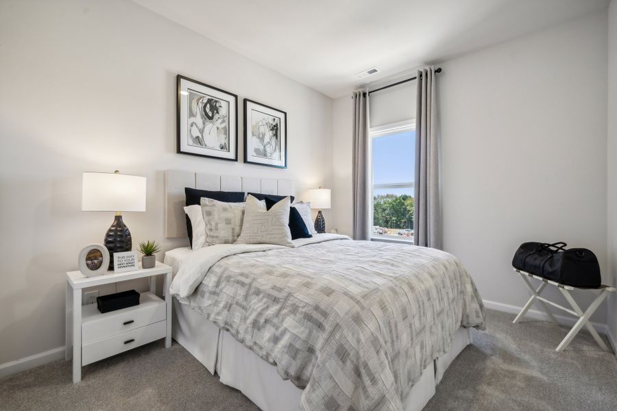 Furnished interior view inside a new home in Senata at Research Park, Charlotte (Image 10).