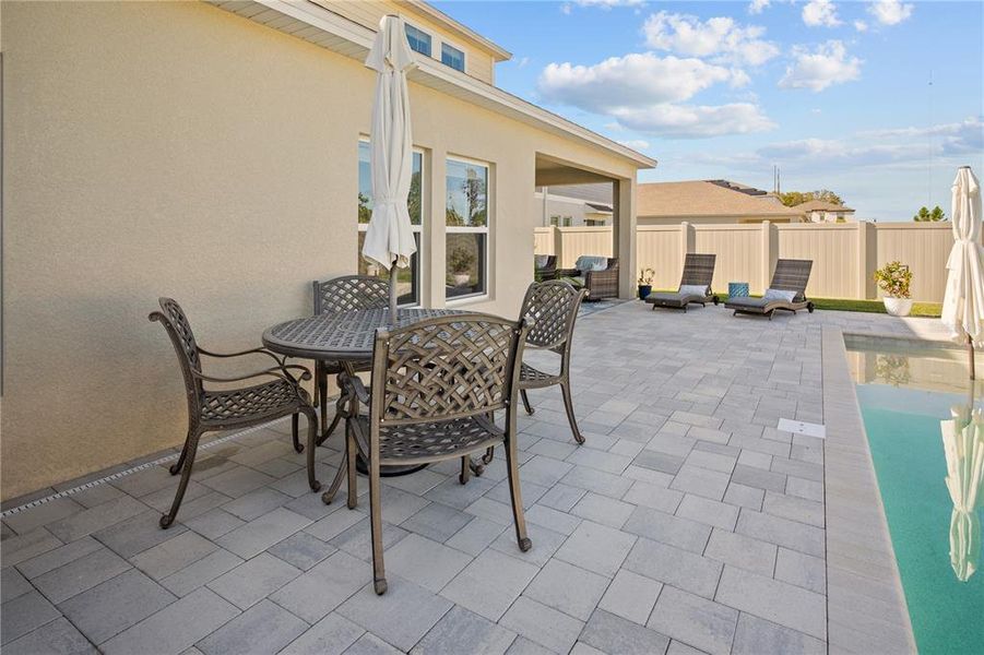 Exterior details and patio area of a home in Hawkstone, Lithia (Image 28). Exterior details and patio area of a home in Hawkstone, Lithia (Image 28).