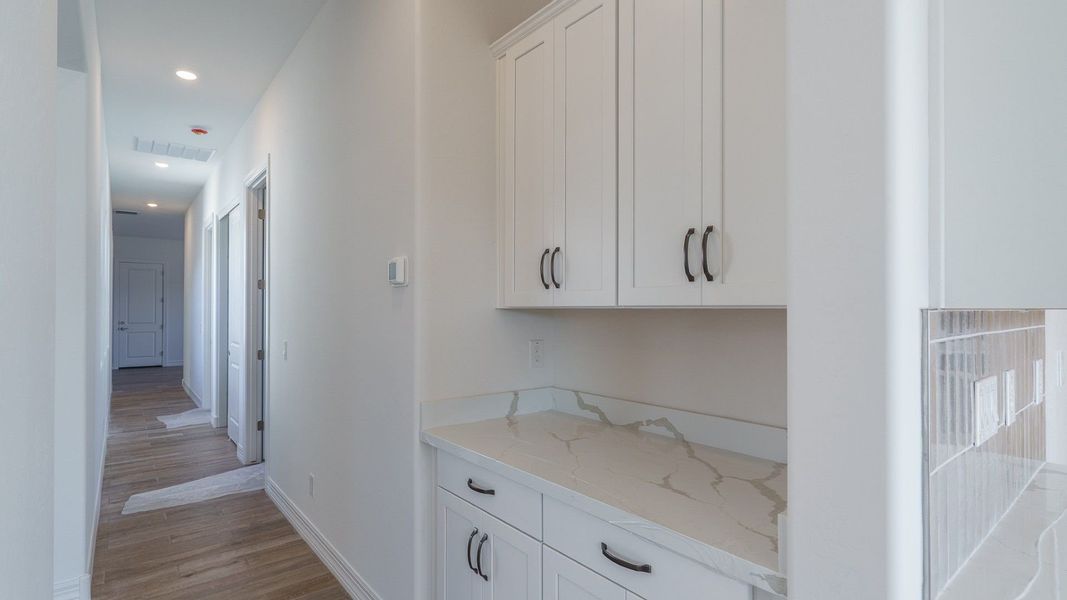 Furnished interior view inside a new home in Harmony at Montecito in Estrella, Goodyear (Image 16).
