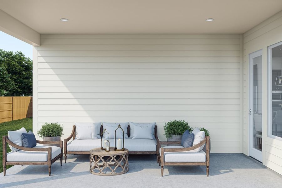 Representative furnished interior of a home built from the Sheldon by Tri Pointe Homes in Park Collection At Wolf Ranch, Georgetown (Image 23).