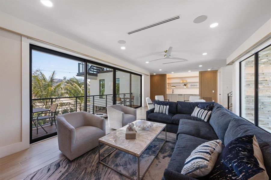Furnished interior view inside a new home in , Sarasota (Image 5).